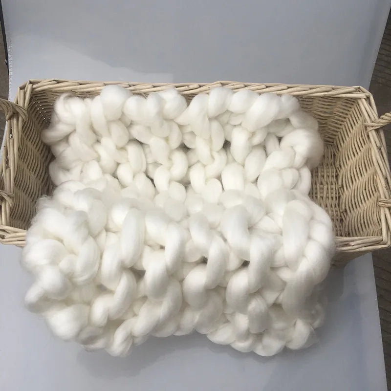 KMK - Super Thick Wool Chunky Blanket