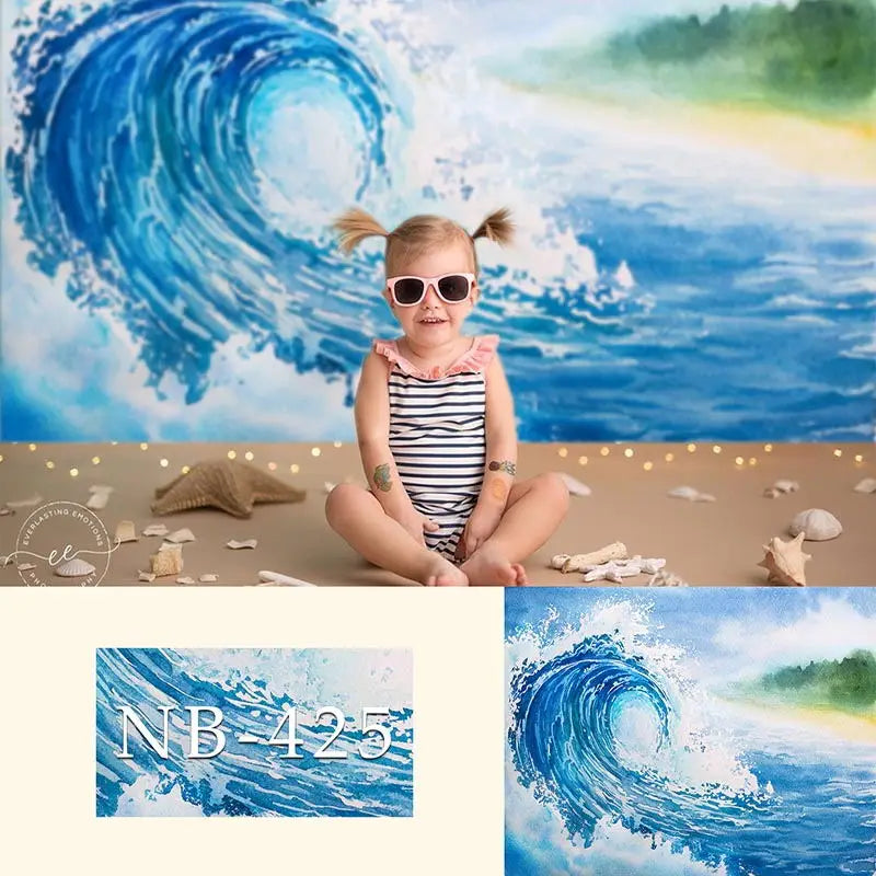 KMK - Surf Waves Backdrop