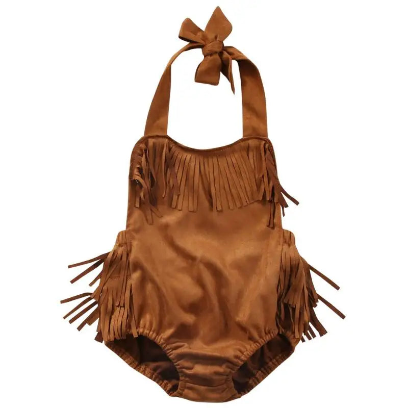 KMK - Tassel Cowgirl Romper