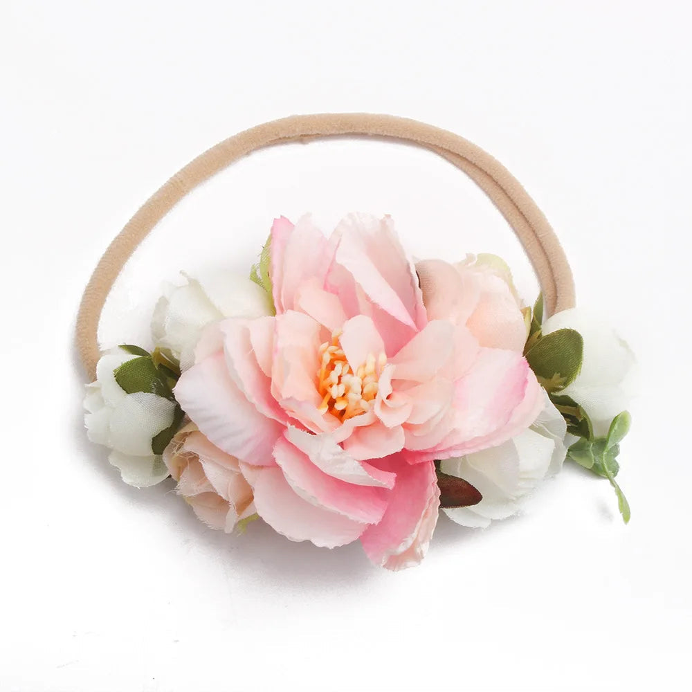 KMK - Toddler Elastic Floral Headband