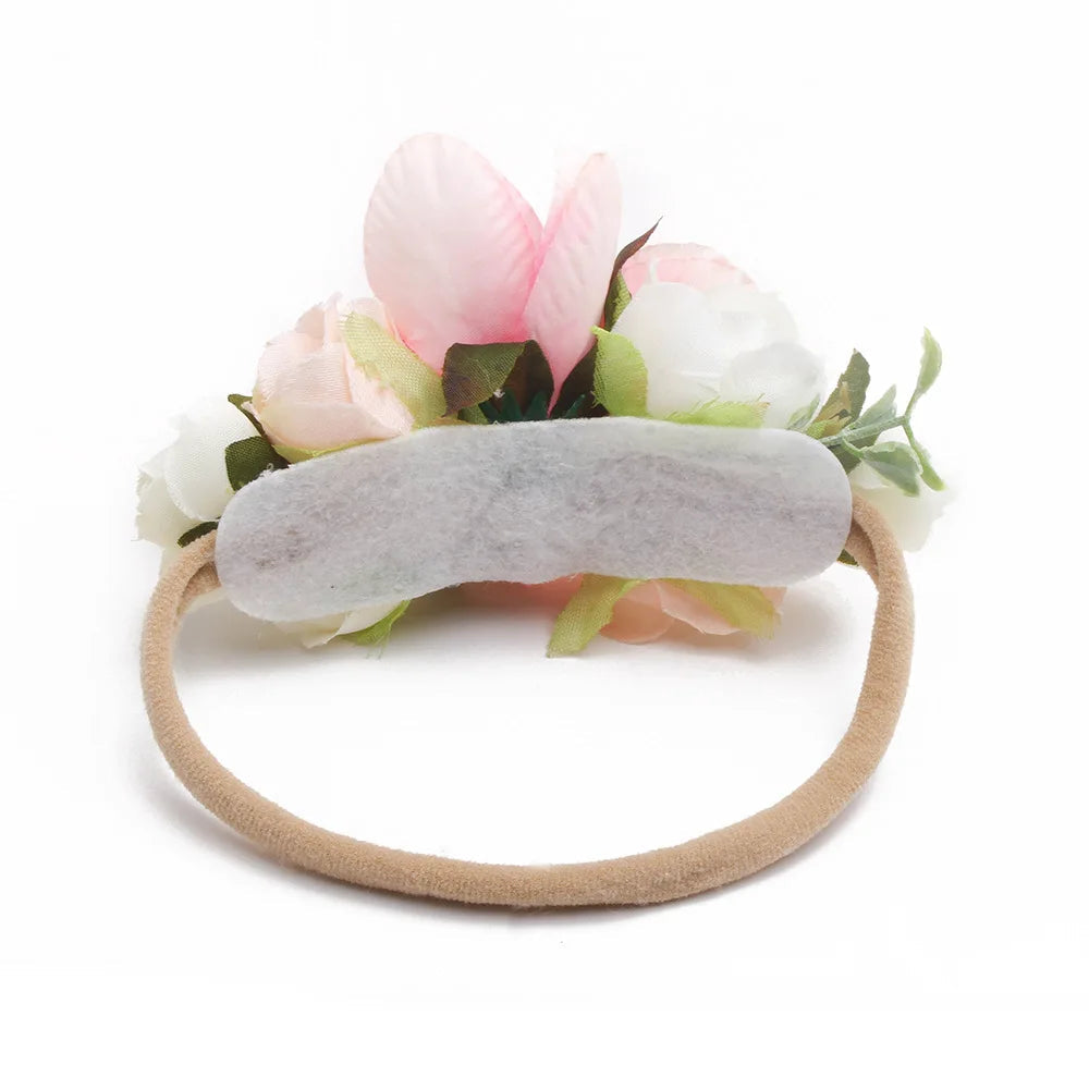 KMK - Toddler Elastic Floral Headband