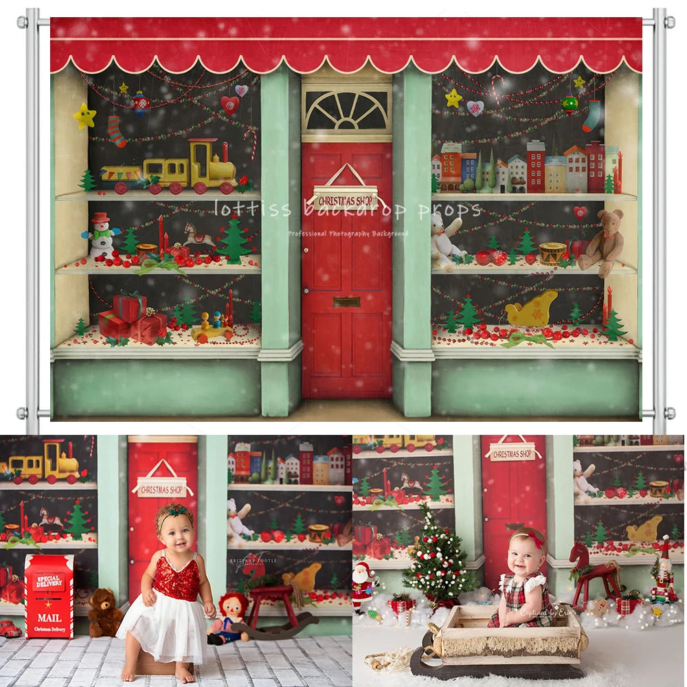 KMK - Toy Store Christmas Backdrop