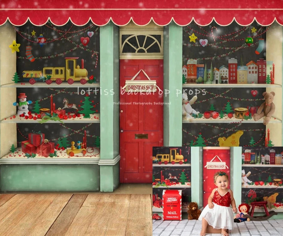 KMK - Toy Store Christmas Backdrop