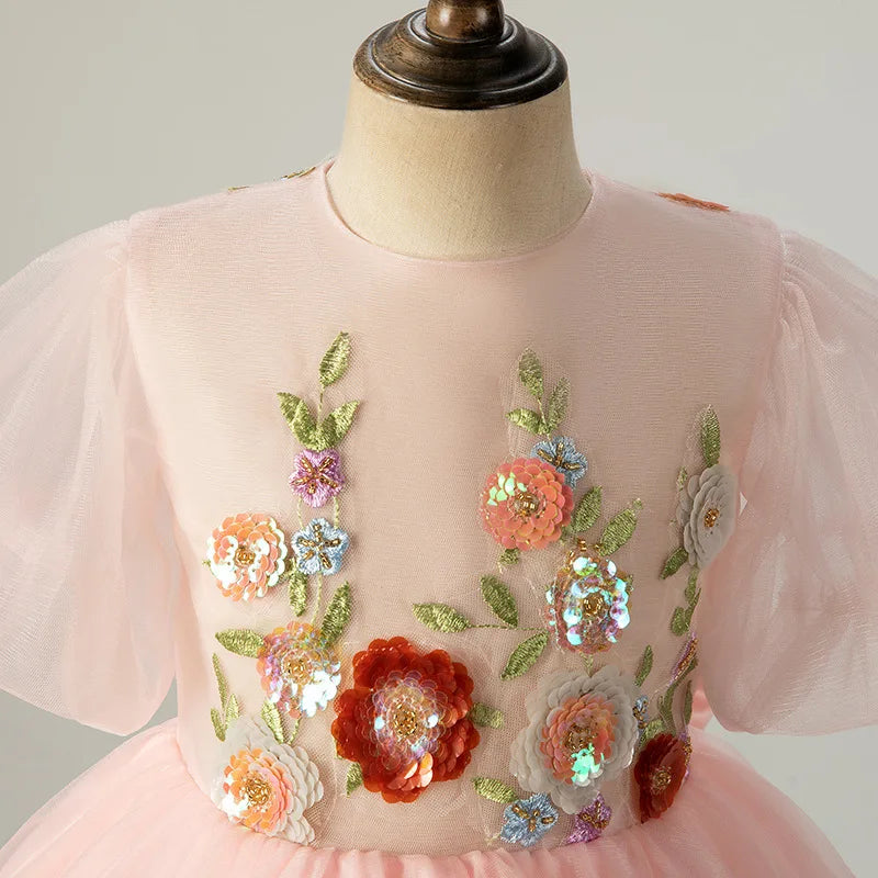 KMK - Tulle Embroidery Dress