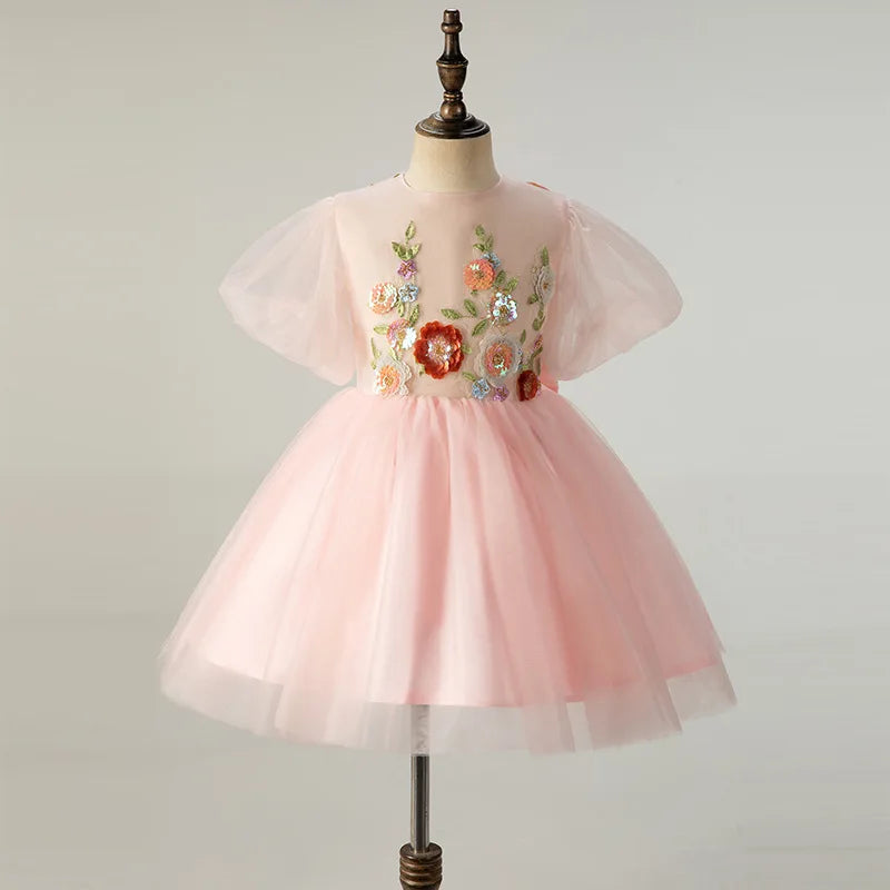 KMK - Tulle Embroidery Dress