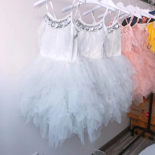 KMK - Tulle Feathers dress