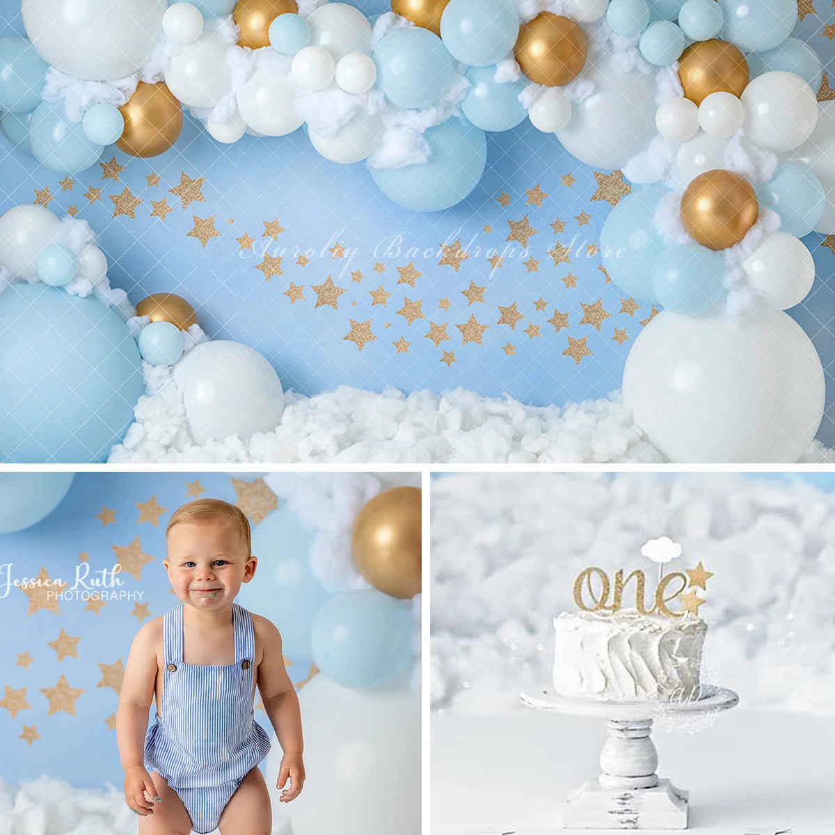 KMK - Twinkle Star Balloon Backdrop