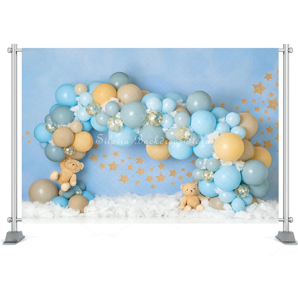 KMK - Twinkle Stars Bears Backdrop