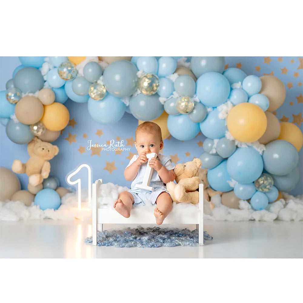 KMK - Twinkle Stars Bears Backdrop