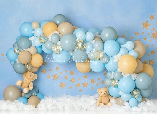 KMK - Twinkle Stars Bears Backdrop