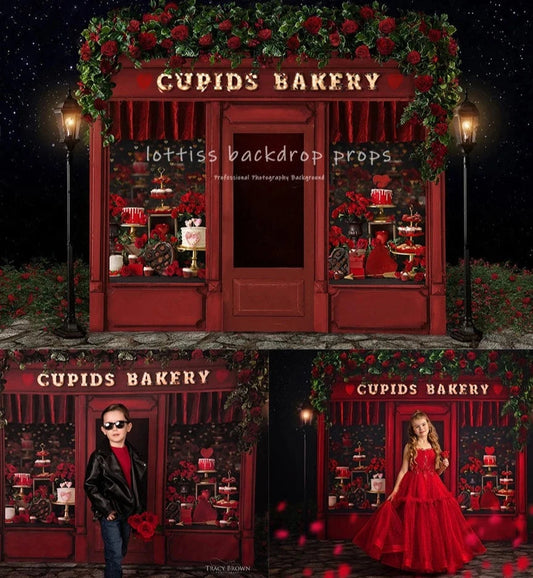 KMK - Valentine‘s Cupids Bakery Backdrop