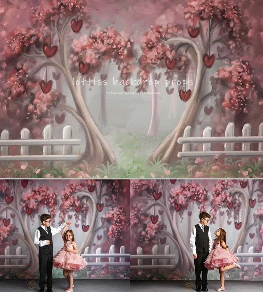 KMK - Valentine‘s Cupids Garden Backdrop