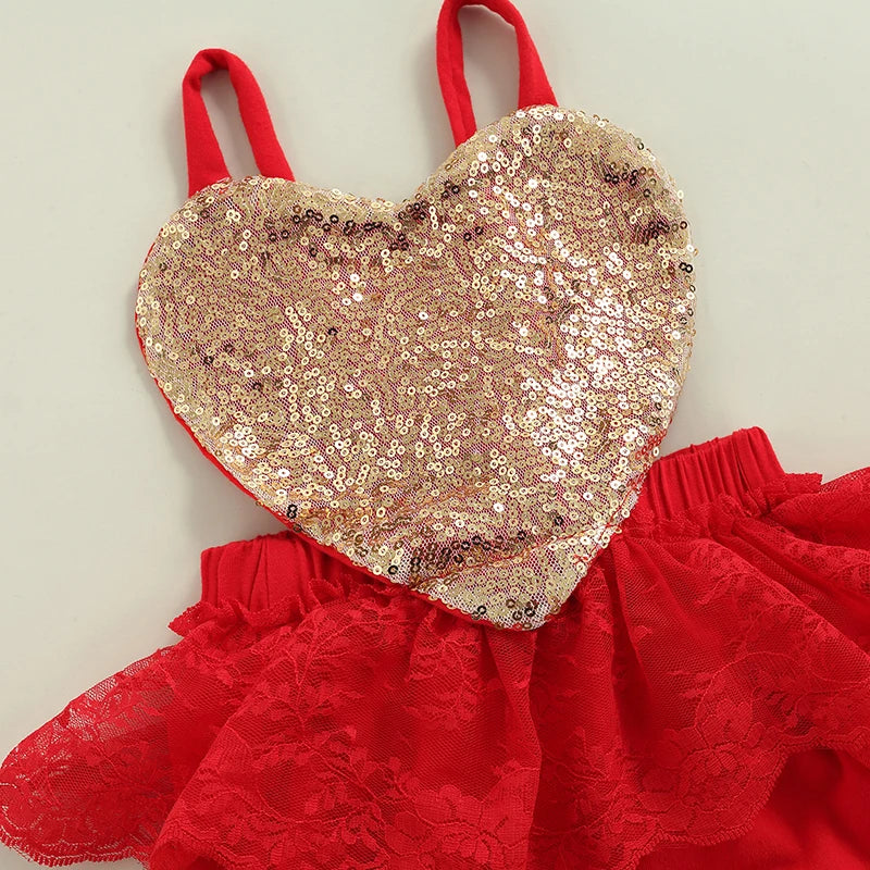 KMK - Valentines Heart Romper