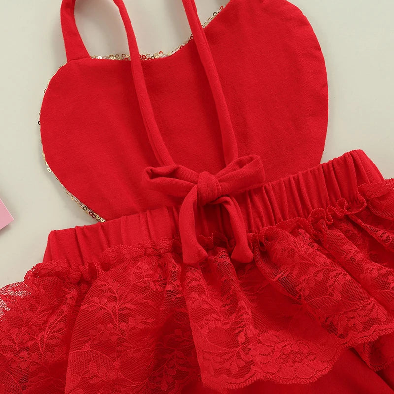 KMK - Valentines Heart Romper