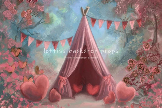 KMK - Valentine‘s Teepee Backdrop