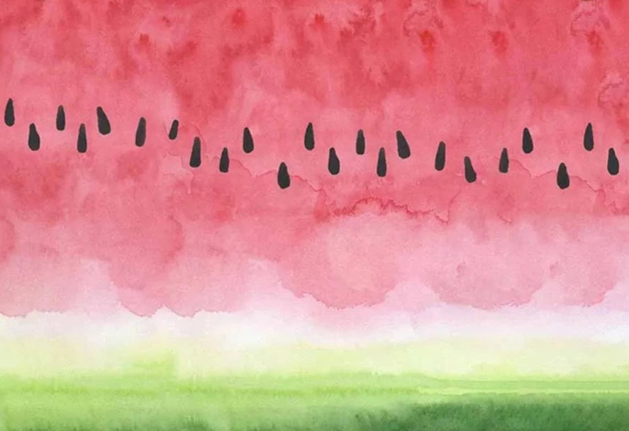 KMK - Watermelon watercolour party backdrop