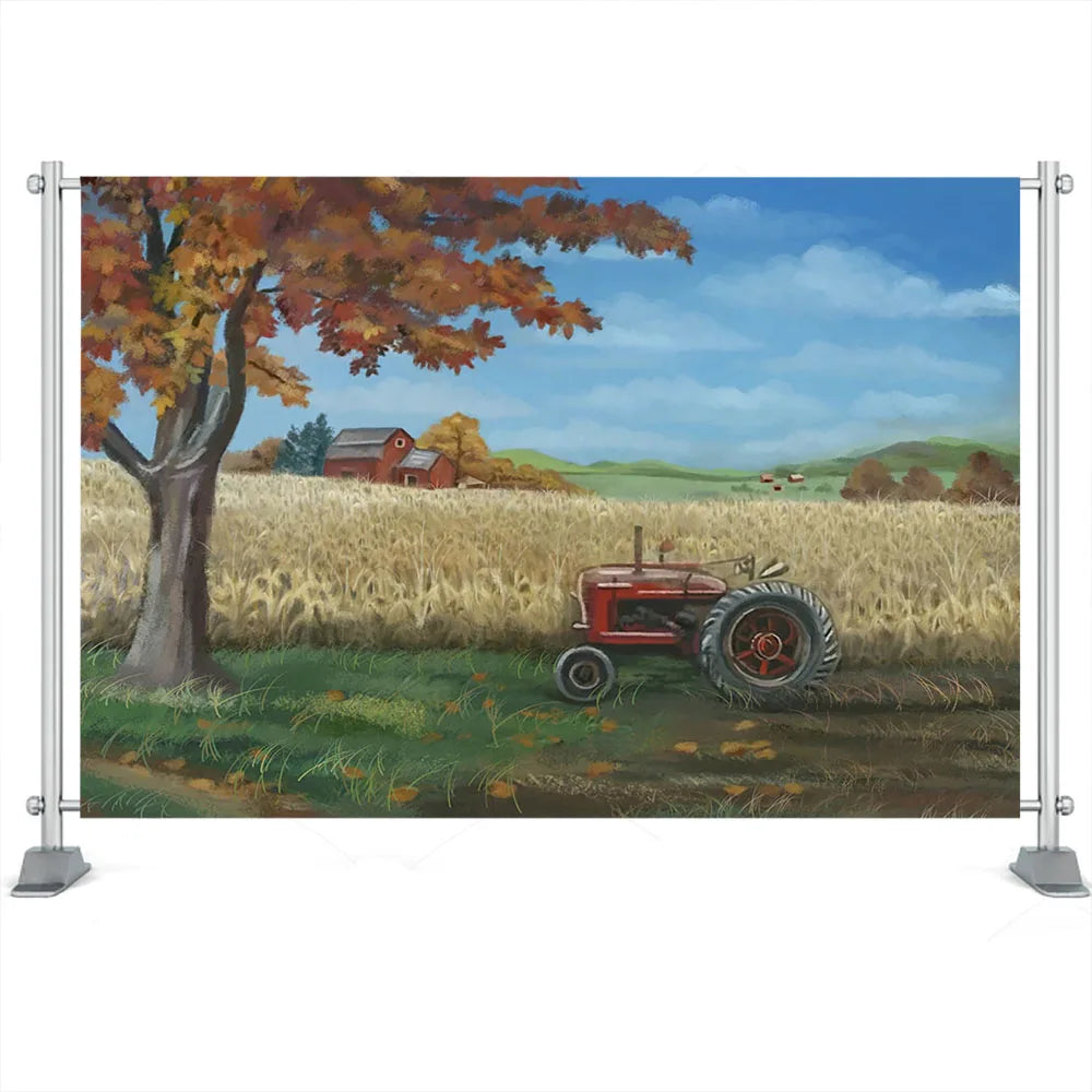 KMK - Wheat Farm Backdrops