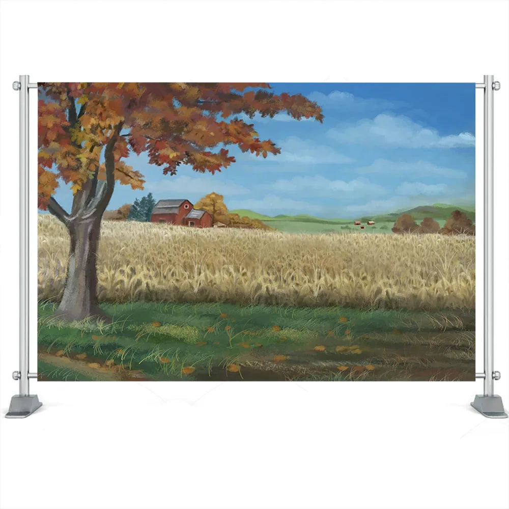 KMK - Wheat Farm Backdrops