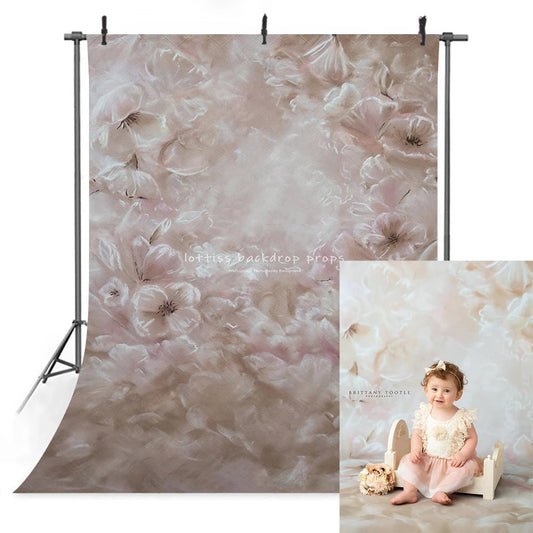 KMK - Wheaten Pink watercolour backdrops