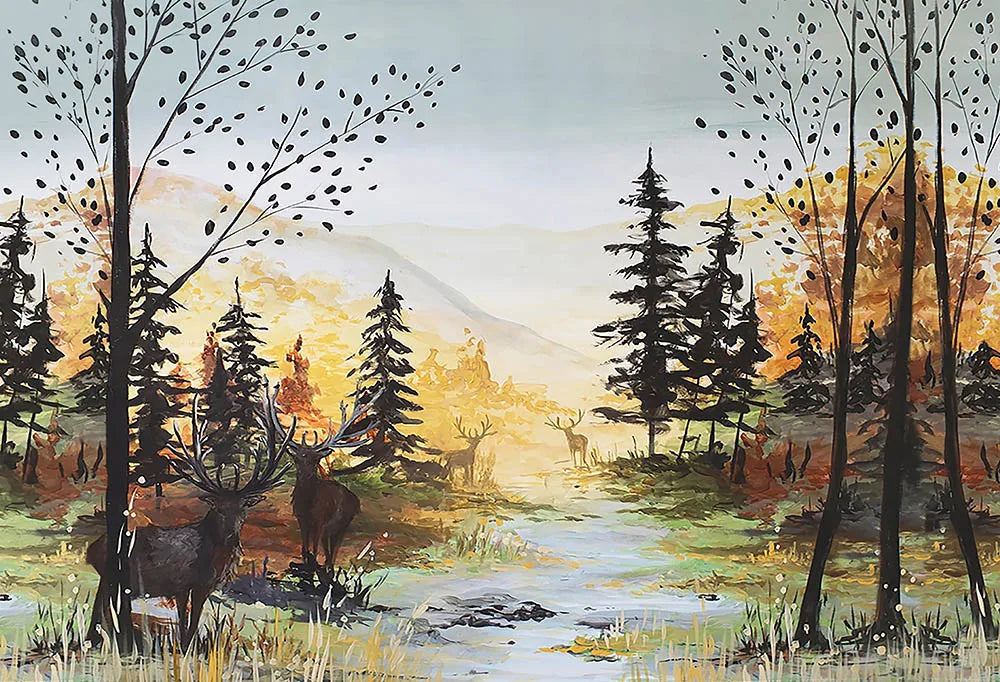 KMK - Wilderness Watercolour Backdrop