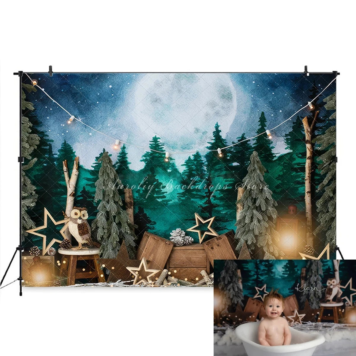 KMK - Winter Woodland Backdrop