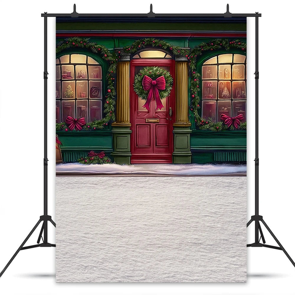 KMK - Wintertime Shop Backdrop