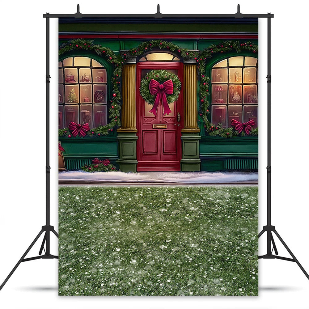 KMK - Wintertime Shop Backdrop