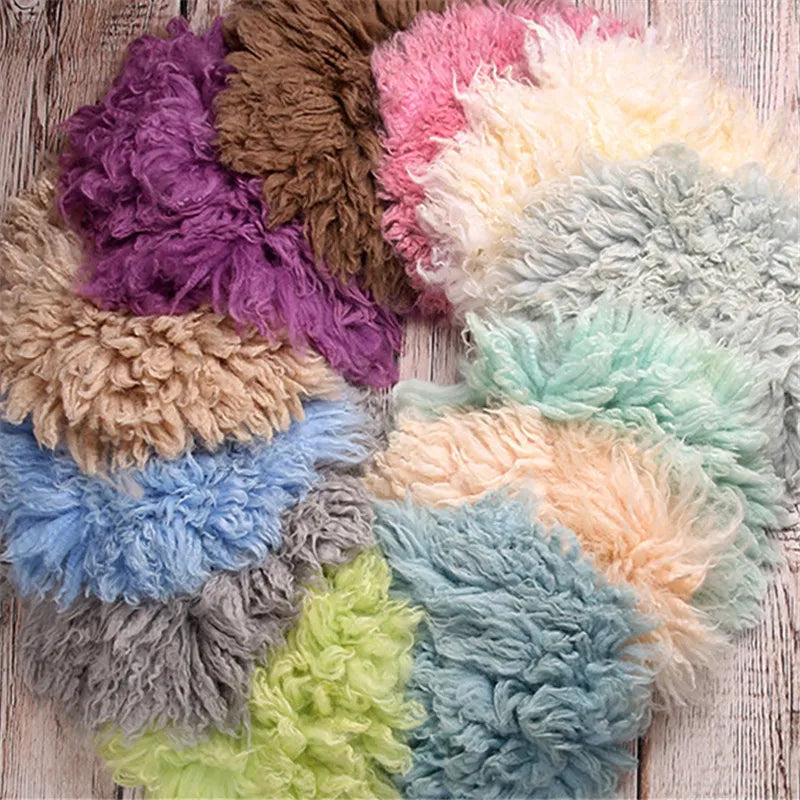 KMK - Wool Flokati Prop - Assorted colours