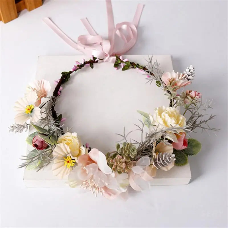 KMK - Wreath Flower Headband