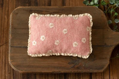 KMK - embroidered floral pillows