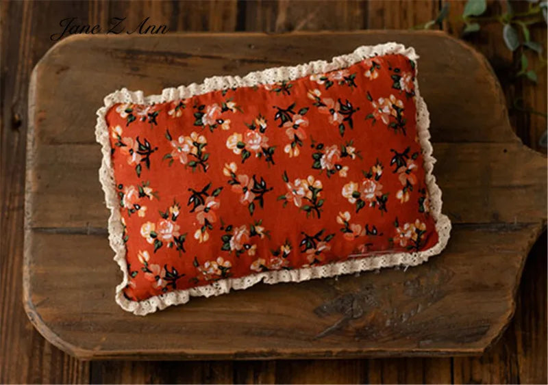 KMK - embroidered floral pillows