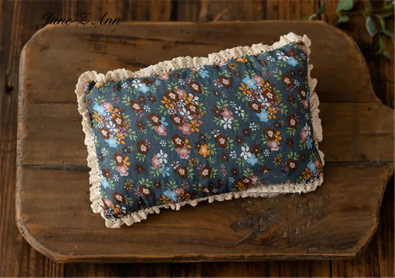 KMK - embroidered floral pillows