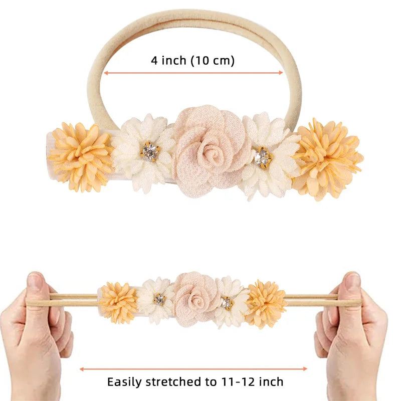 KMK - infant floral headband