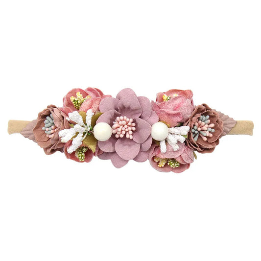 KMK - infant floral headband