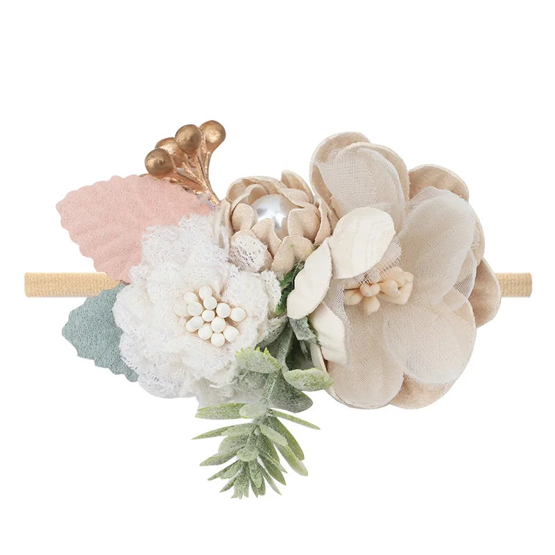 KMK - infant floral headband