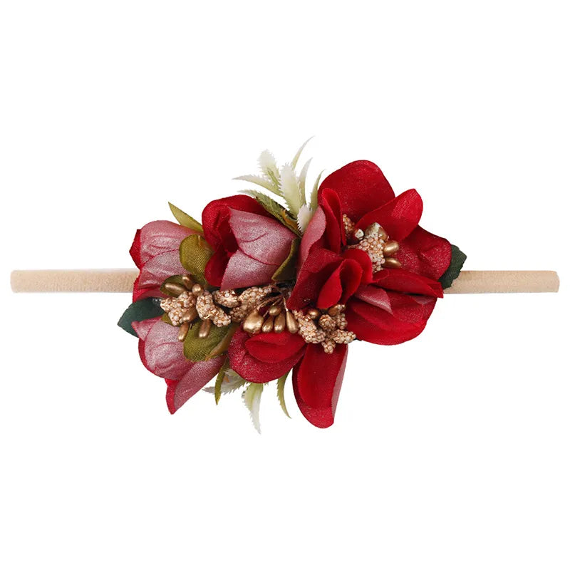 KMK - infant floral headband