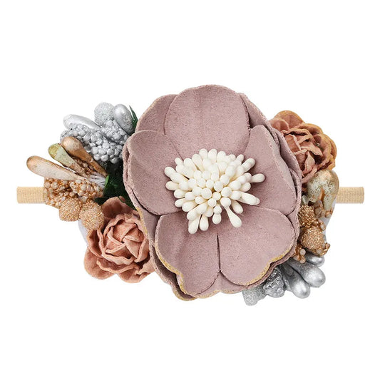 KMK - infant floral headband