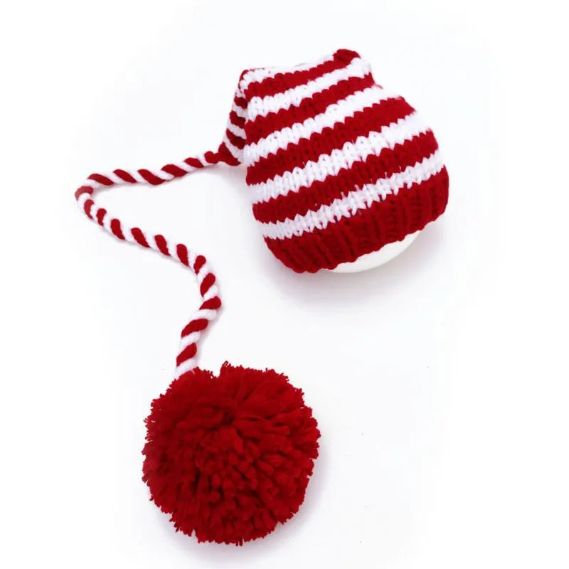 KMK - knitted Long Tails Christmas Hat