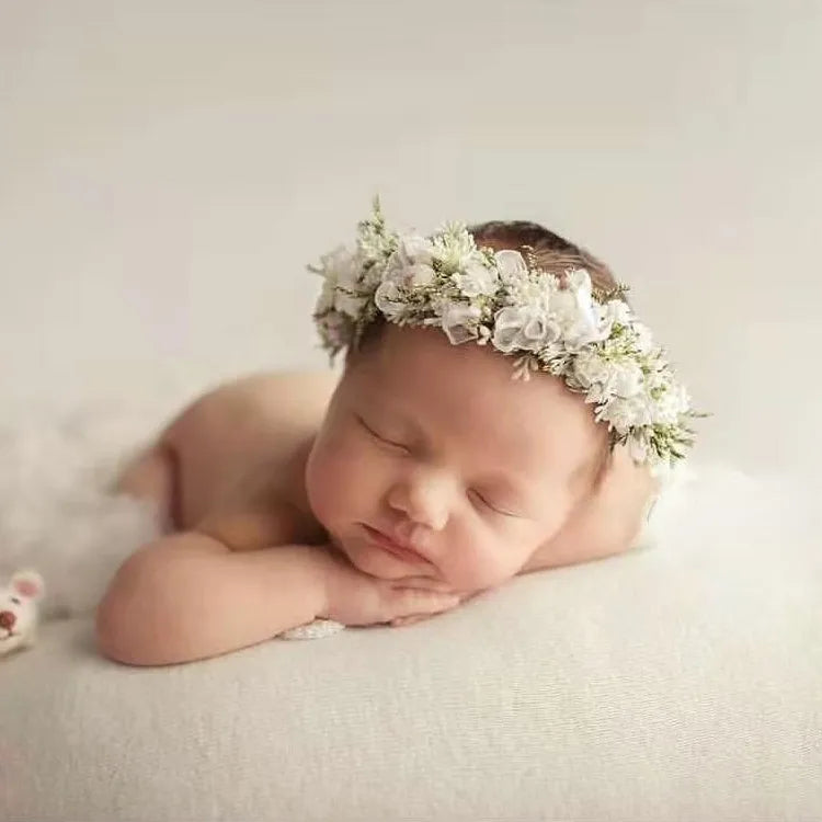 KMK - newborn floral headband