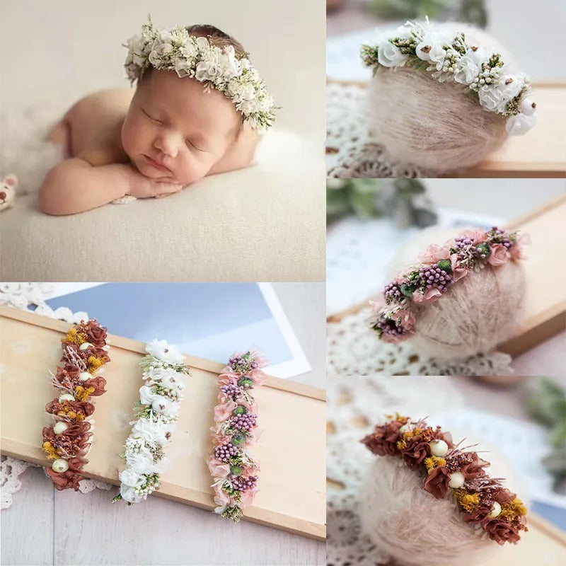 KMK - newborn floral headband