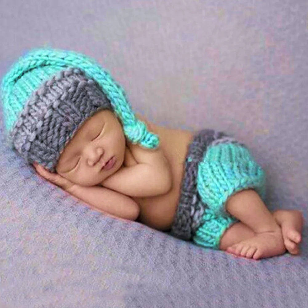 KMK - newborn knit outfit set