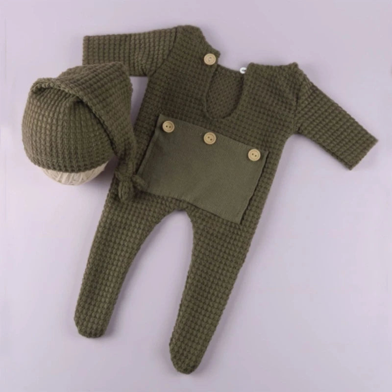 KMK - newborn knit outfit set