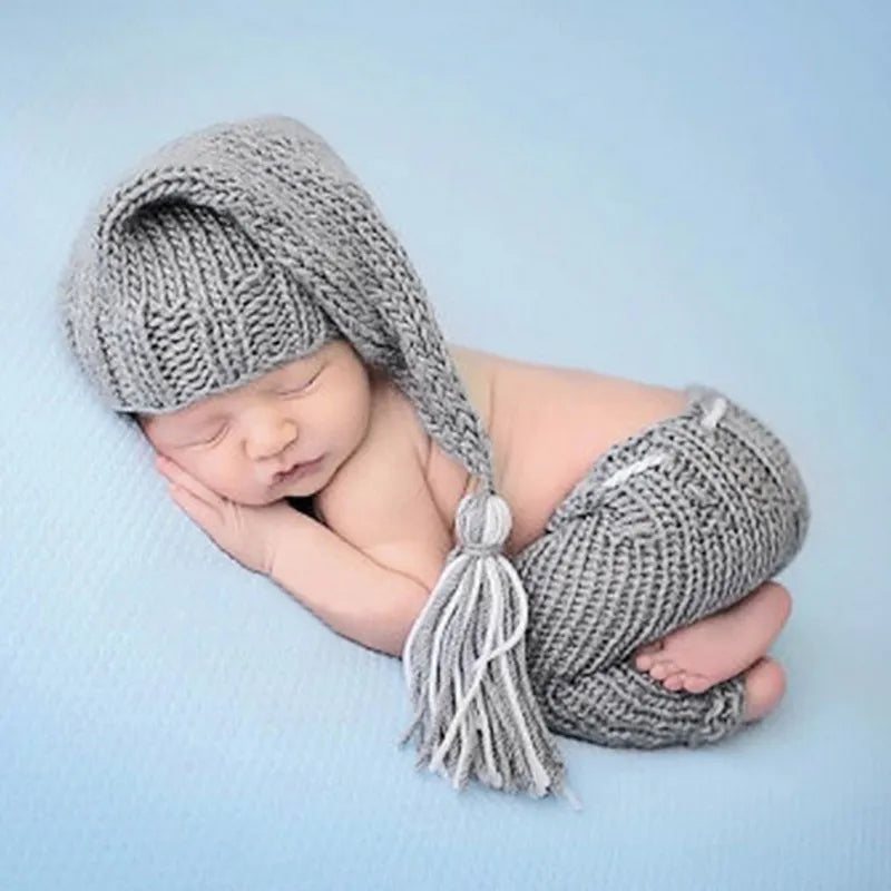 KMK - newborn knit outfit set