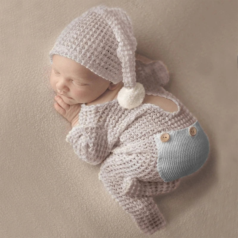 KMK - newborn knit outfit set