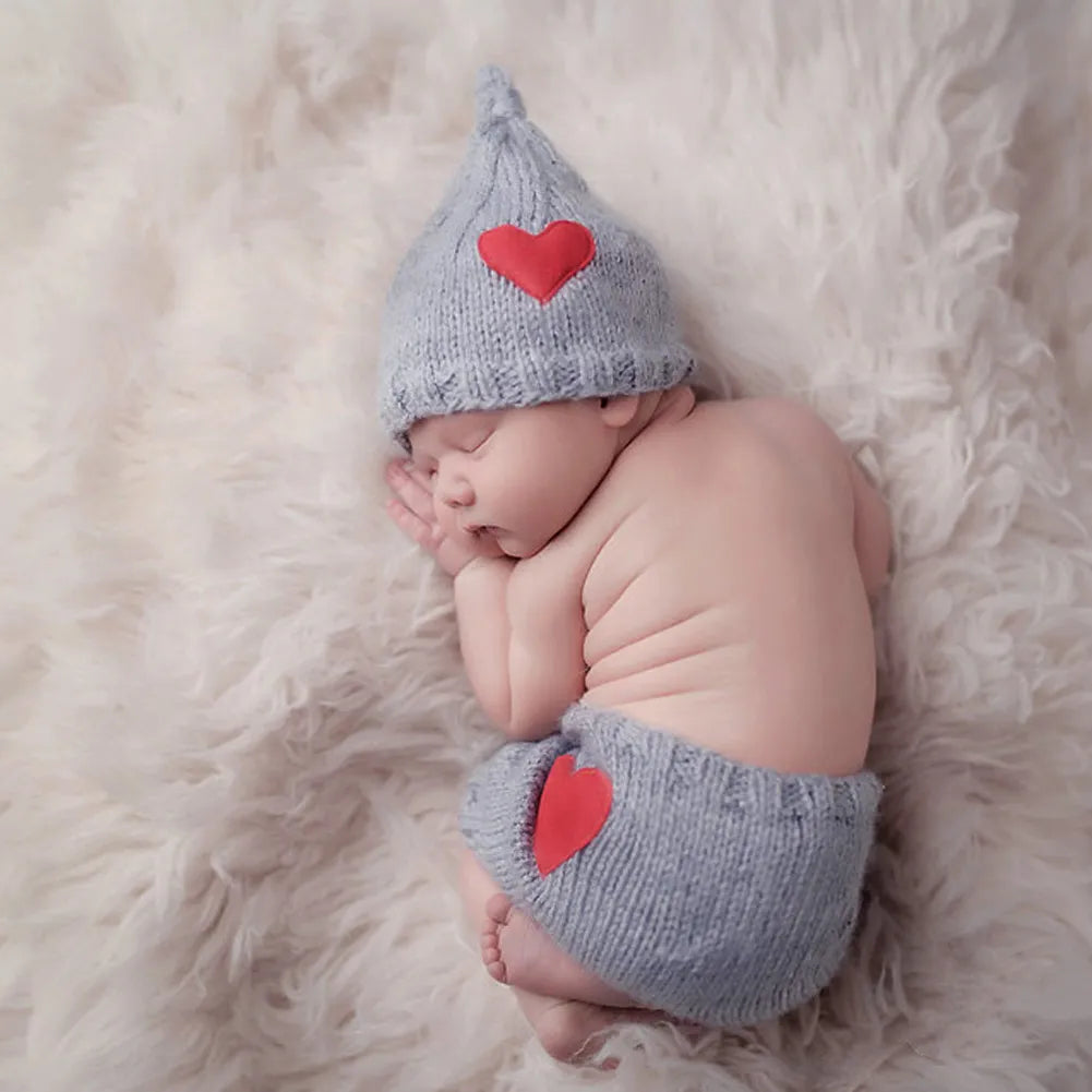 KMK - newborn knit outfit set