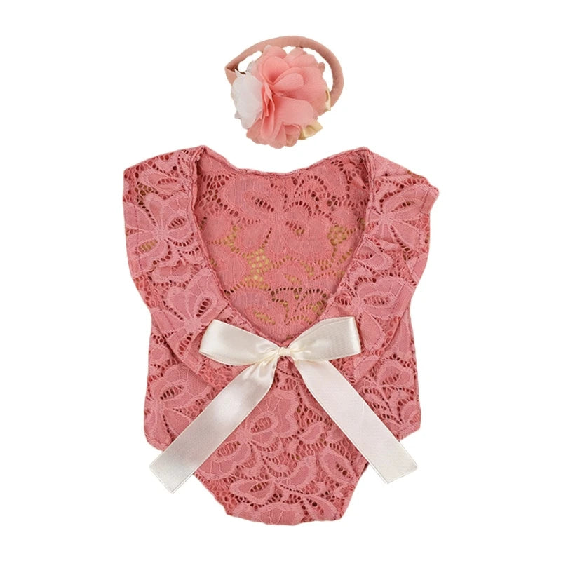 KMK - newborn knit outfit set