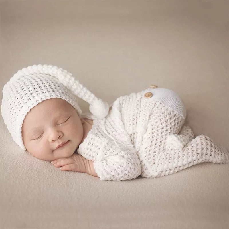 KMK - newborn knit outfit set