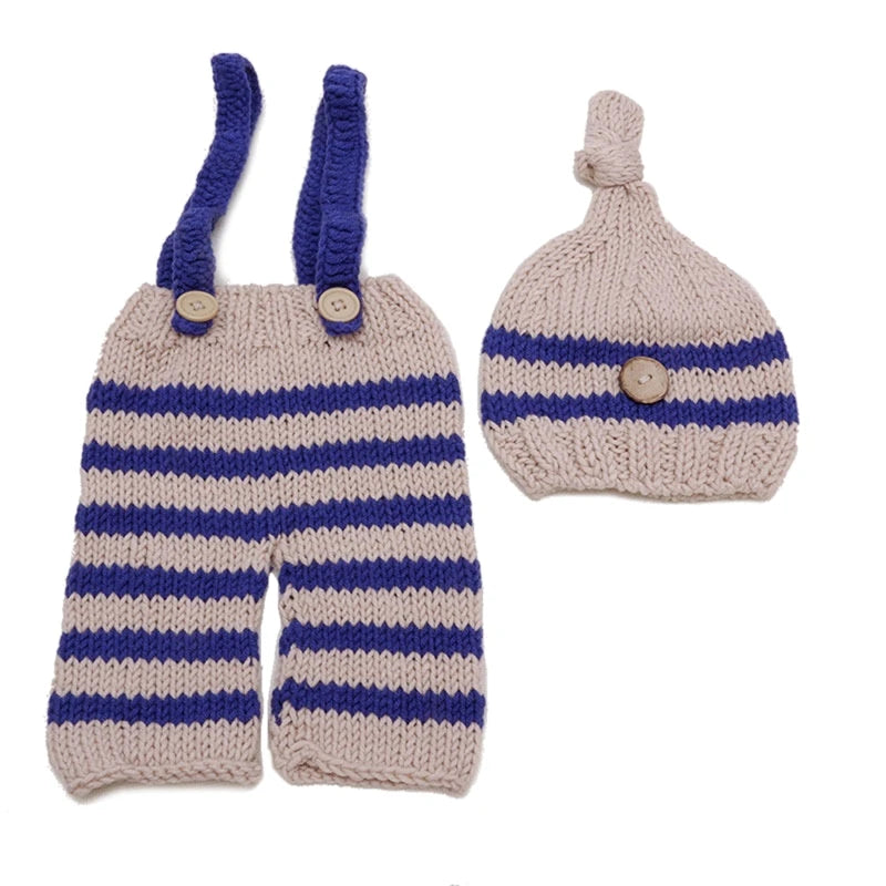 KMK - newborn knit outfit set