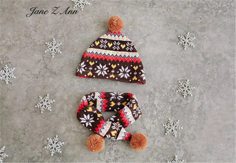 KMK - snowman scarf set - Multiple Colours