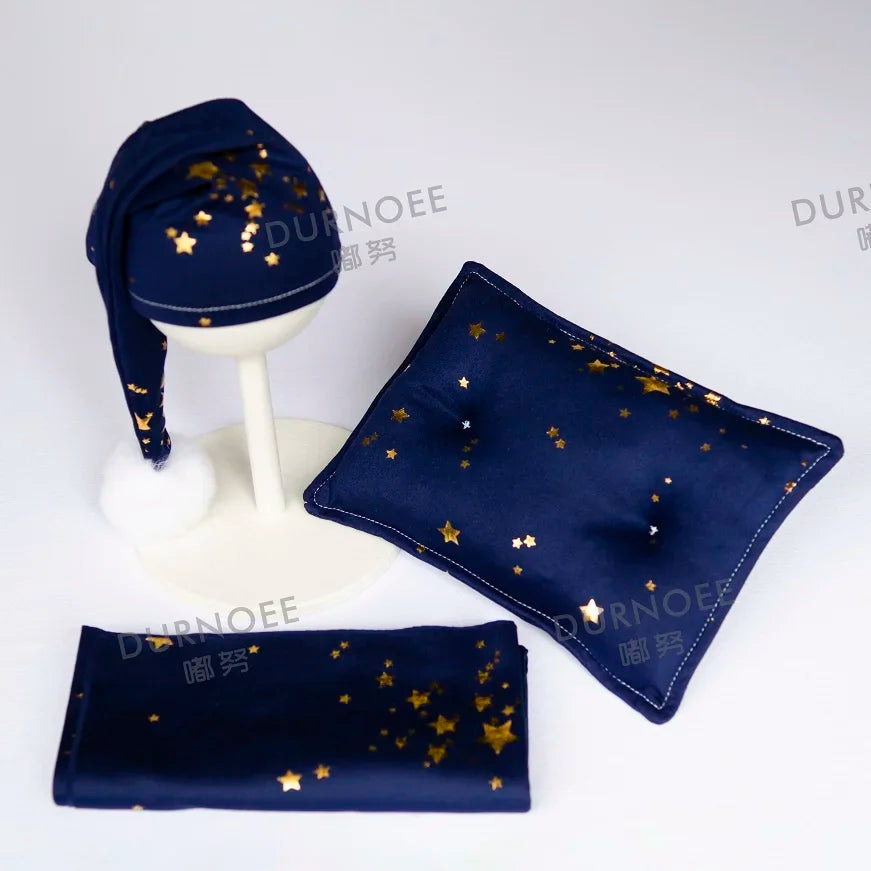 KMK - starry stretch wraps pillows and hats